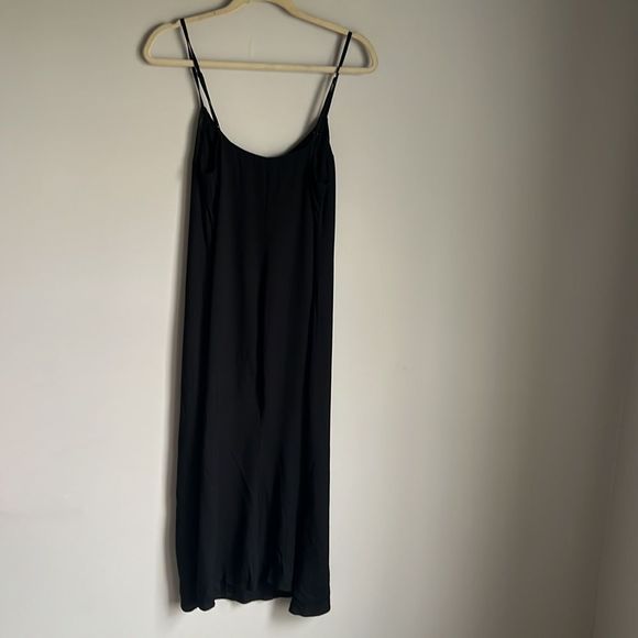 Reformation Crimini Black Slip Midi Dress - Picture 3 of 15